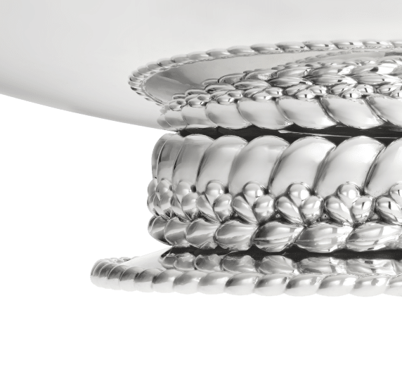 Christofle メッシュボウル Silver Plated Centerpiece Babylone